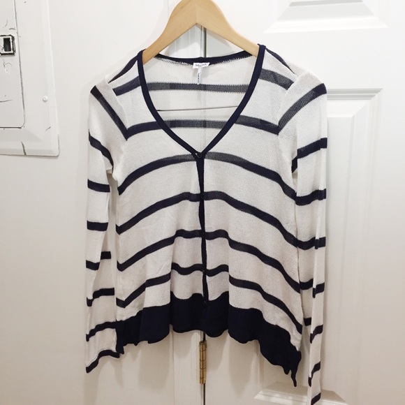 Splendid Sweaters - Splendid Striped Cardigan Sweater Size S Lightweight